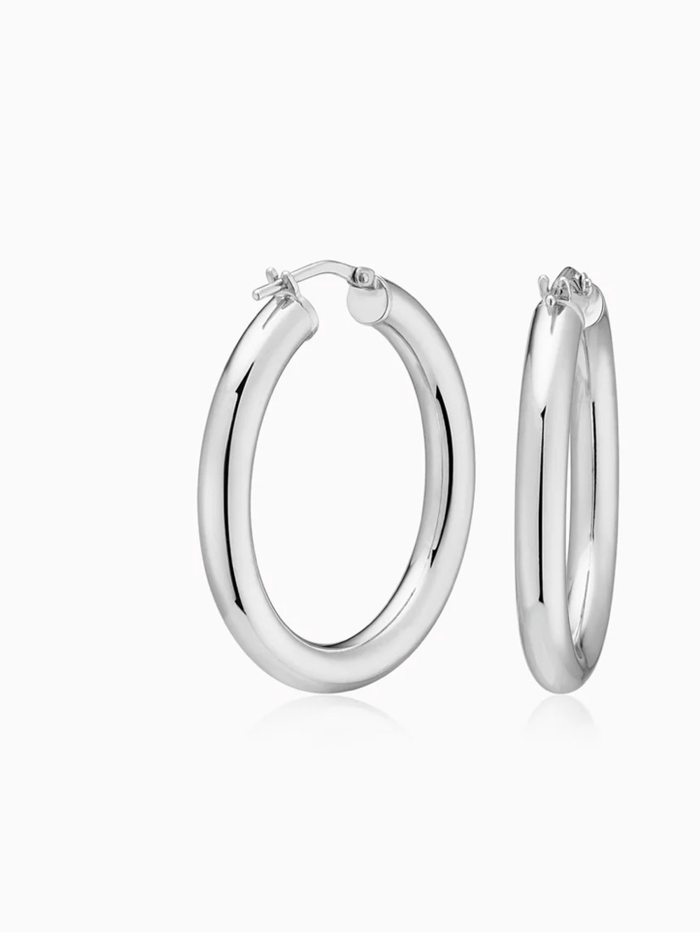 Oradina Everyday Bold Hoops earring silver